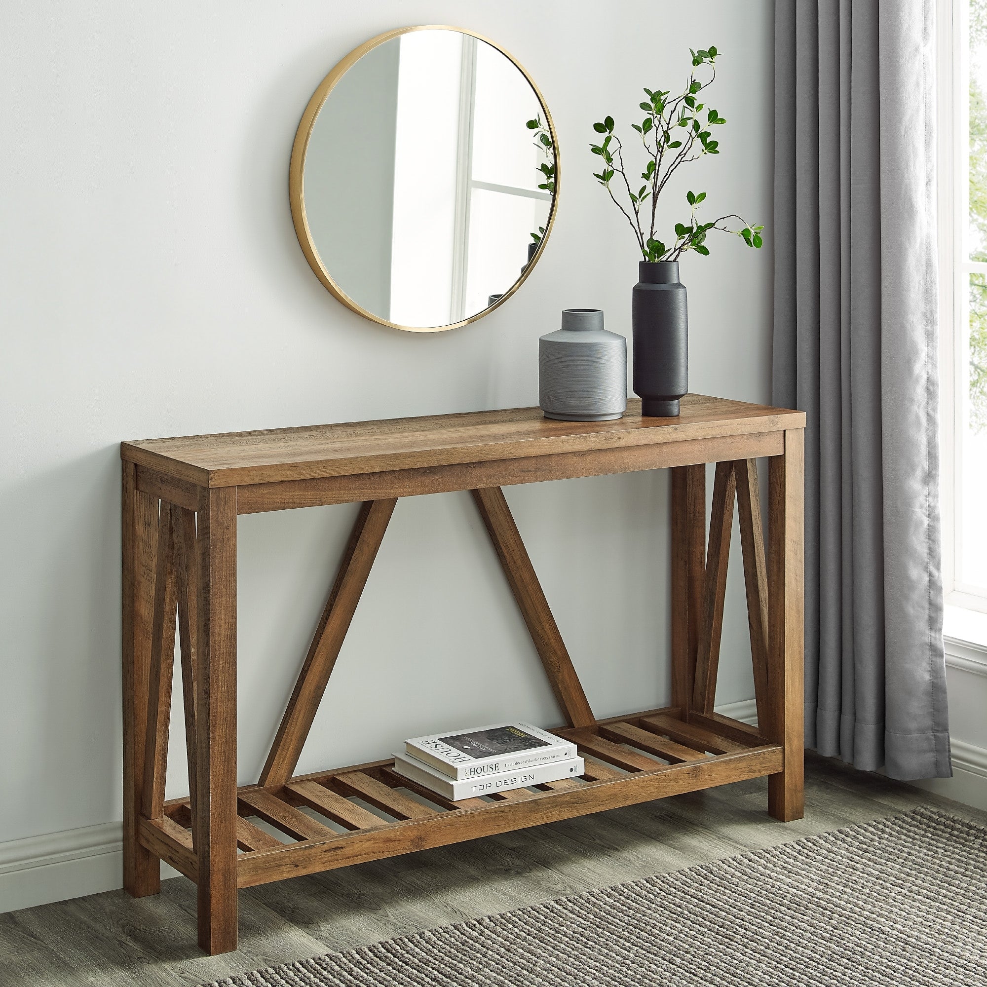 52 A Frame Entry Console Table 52 X 14 X 32H