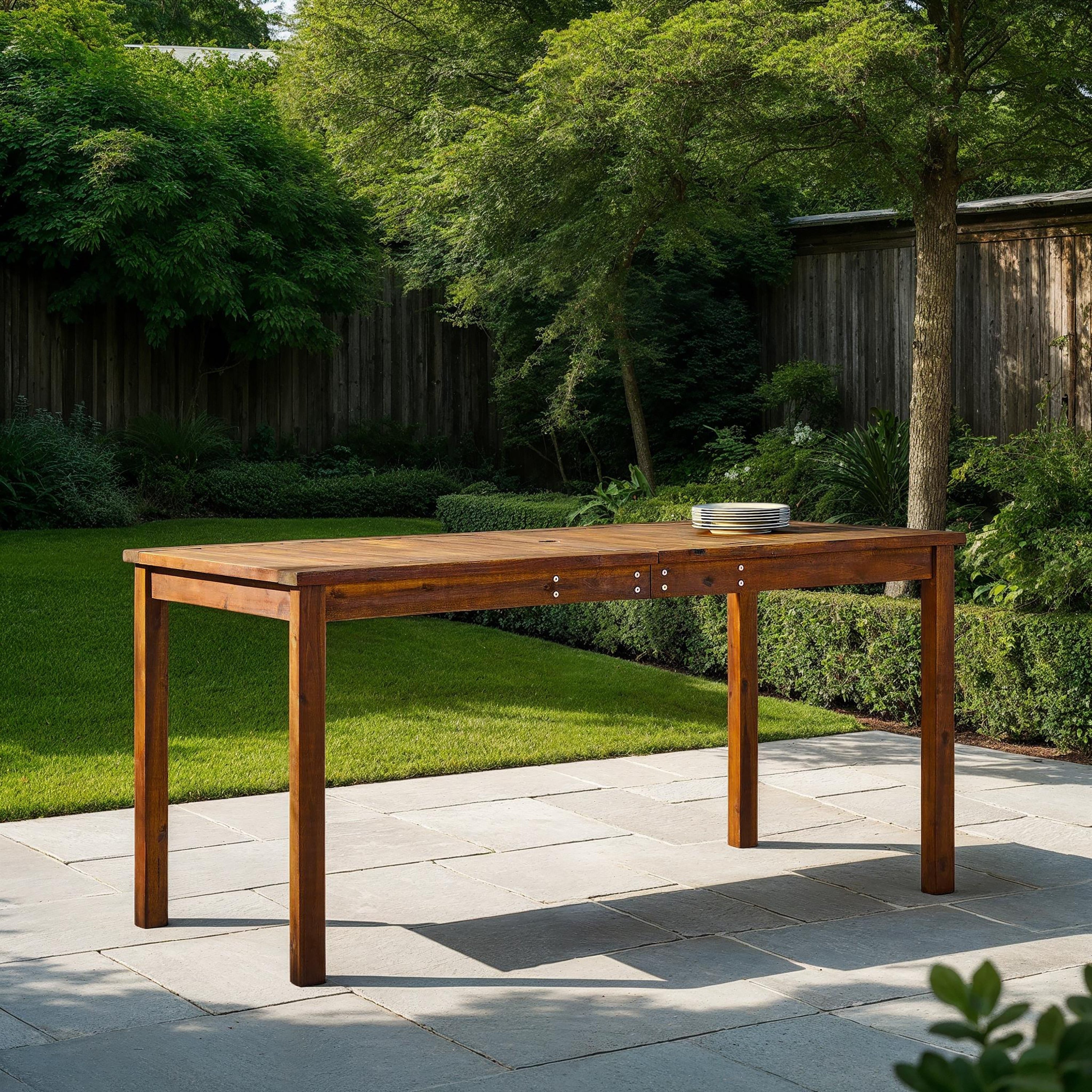 Havenside Home Surfside Acacia Outdoor Dining Table 60 X 34 X 30H