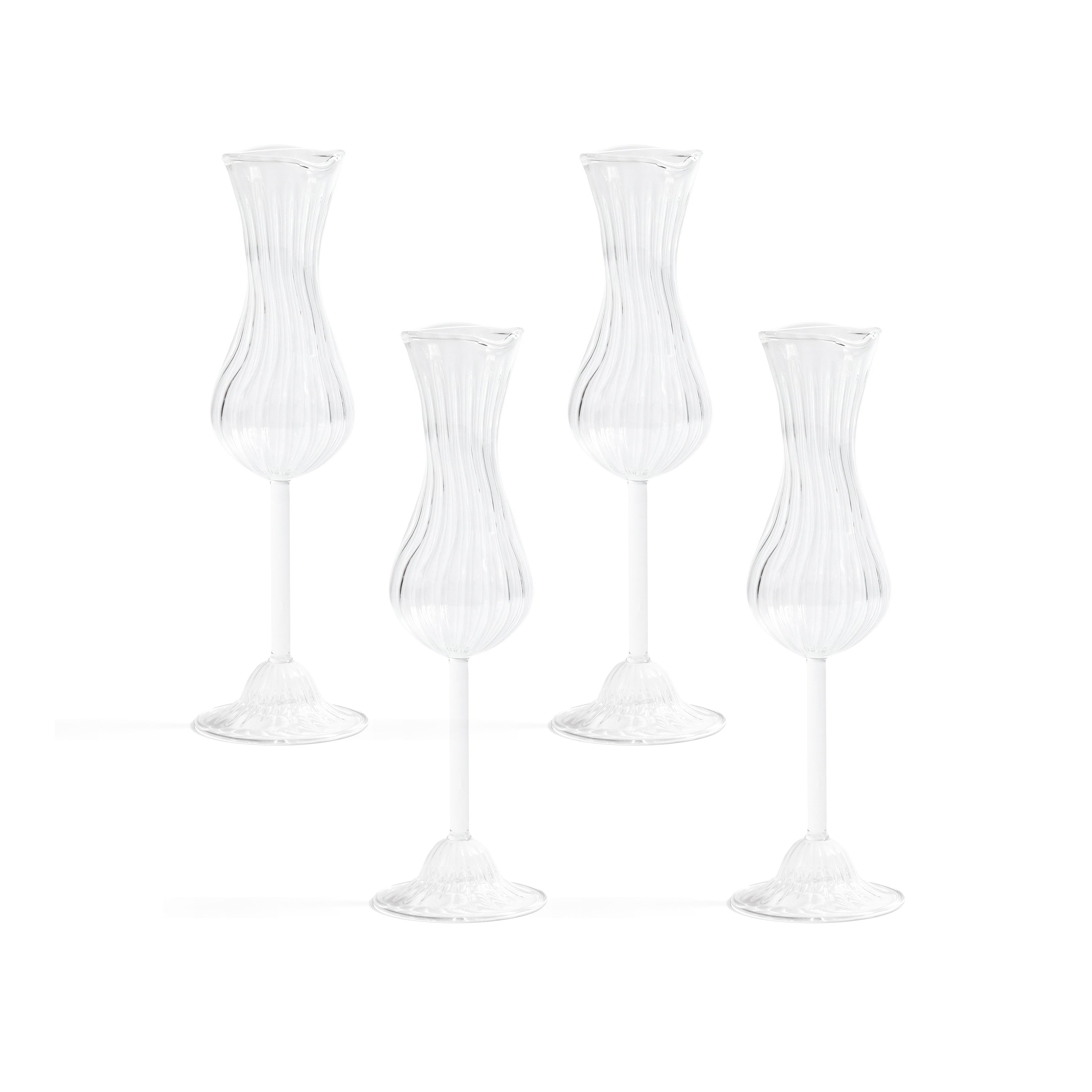 Mignon Champagne Glasses Set Of 4