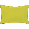 Miguel Lime Solid Indoor Outdoor Throw Pillow 13 X 19