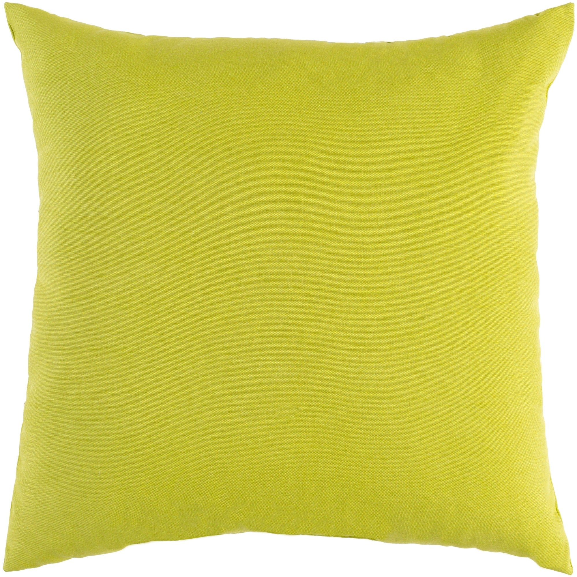 Miguel Lime Solid Indoor Outdoor Throw Pillow 16 X 16