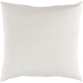 Miguel Off White Solid Indoor Outdoor Throw Pillow 20 X 20