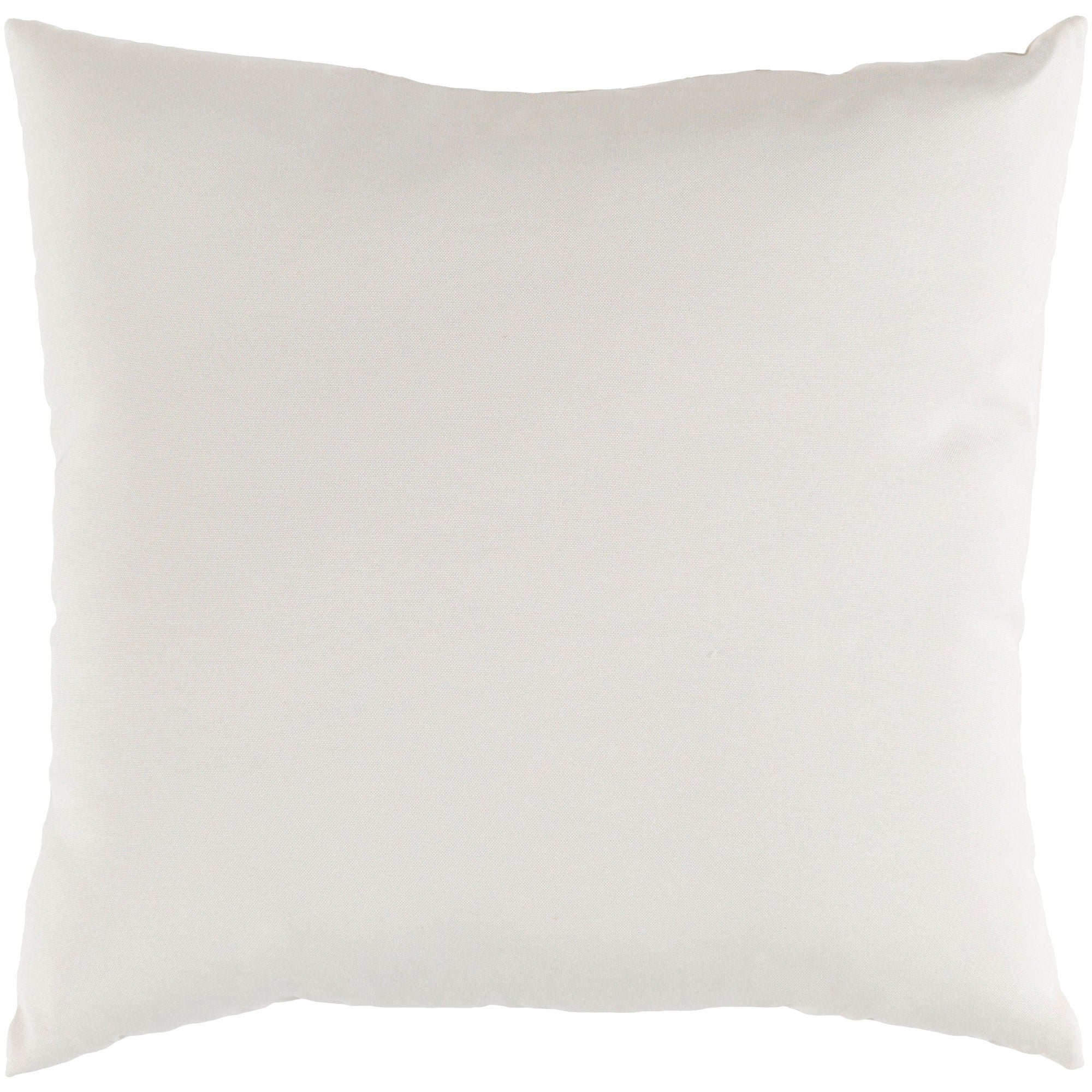Miguel Off White Solid Indoor Outdoor Throw Pillow 20 X 20