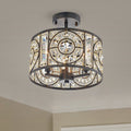 Mika Bronze 3 Light Ceiling