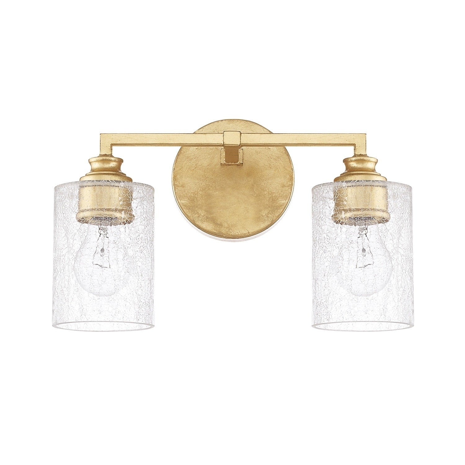 Capital Lighting Milan Collection 2 Light Capital Gold Bath Vanity Light