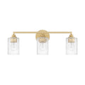 Capital Lighting Milan Collection 3 Light Capital Gold Bath Vanity Light