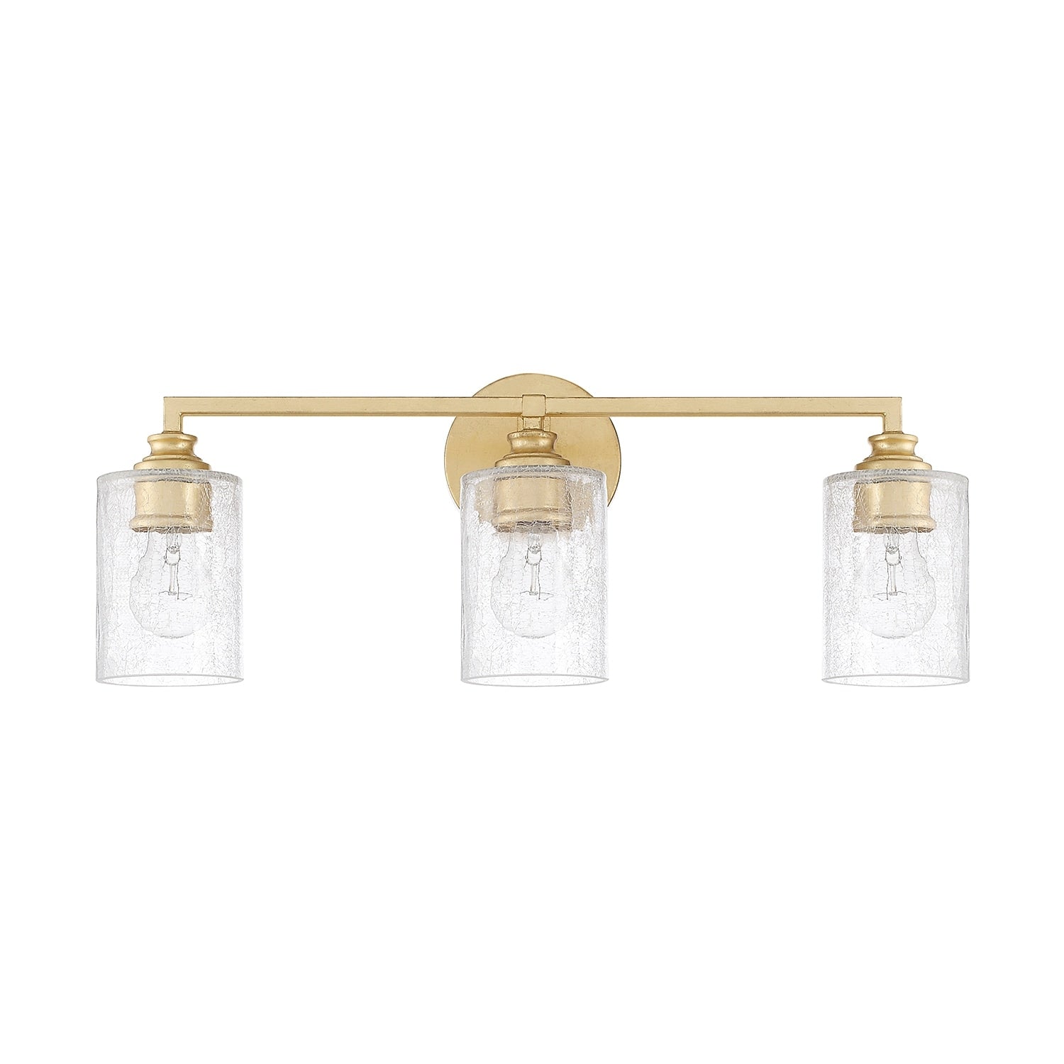 Capital Lighting Milan Collection 3 Light Capital Gold Bath Vanity Light