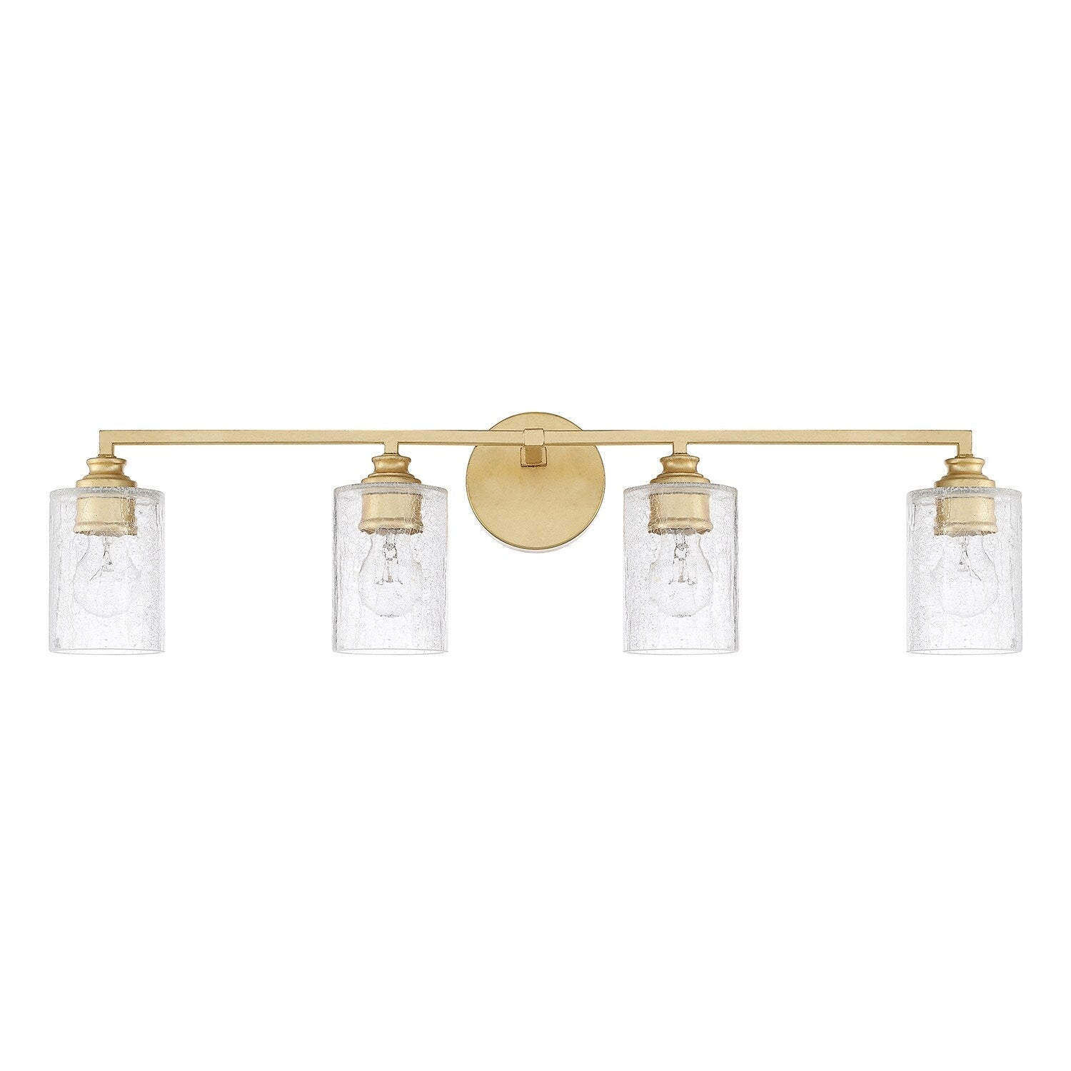Capital Lighting Milan Collection 4 Light Capital Gold Bath Vanity Light