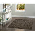 Linon Milan Collection Brown Beige Abstract Area Rug 8 X 103 8 X 103