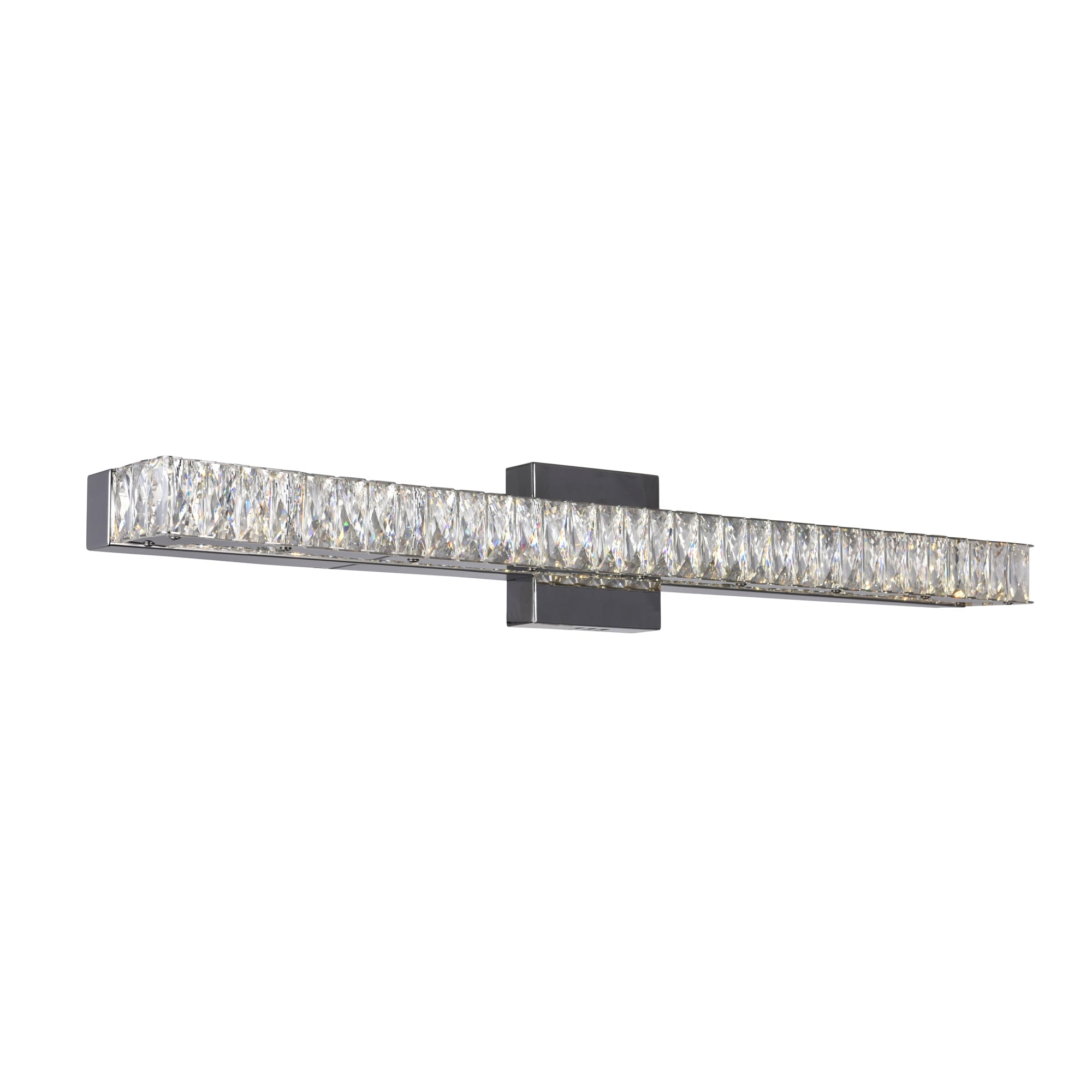 Silver Orchid Brennan Led Light Wall Sconce With Chrome Finish