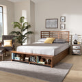 Milana Modern Transitional 4 Drawer Full Size Platform Storage Bed