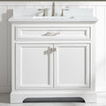 Milano 36 Single Vanity In White