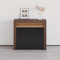 Milano 42 Sideboard 2D Matte Body Two High Gloss Doors With 16 Color Leds