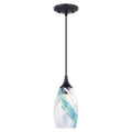Milano 5 Mini Pendant Caribbean Swirl Glass