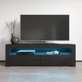 Milano Classic Modern 63 Tv Stand With 16 Color Leds