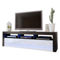 Milano Classic Wall Mounted Floating 63 Tv Stand With 16 Color Leds