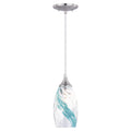 Milano 5 Mini Pendant Caribbean Swirl Glass