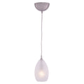 Milano 4 1 2 Mini Pendant Satin Nickel W Cocoon Glass