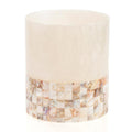 Milano Mother Of Pearl Tone Wastebasket