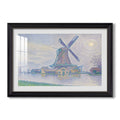 Mill Of Edam 1896 Paul Signac Custom Framed Print