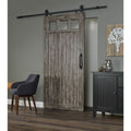 Millbrooke 42W X 84H Pvc Window Barn Door Kit