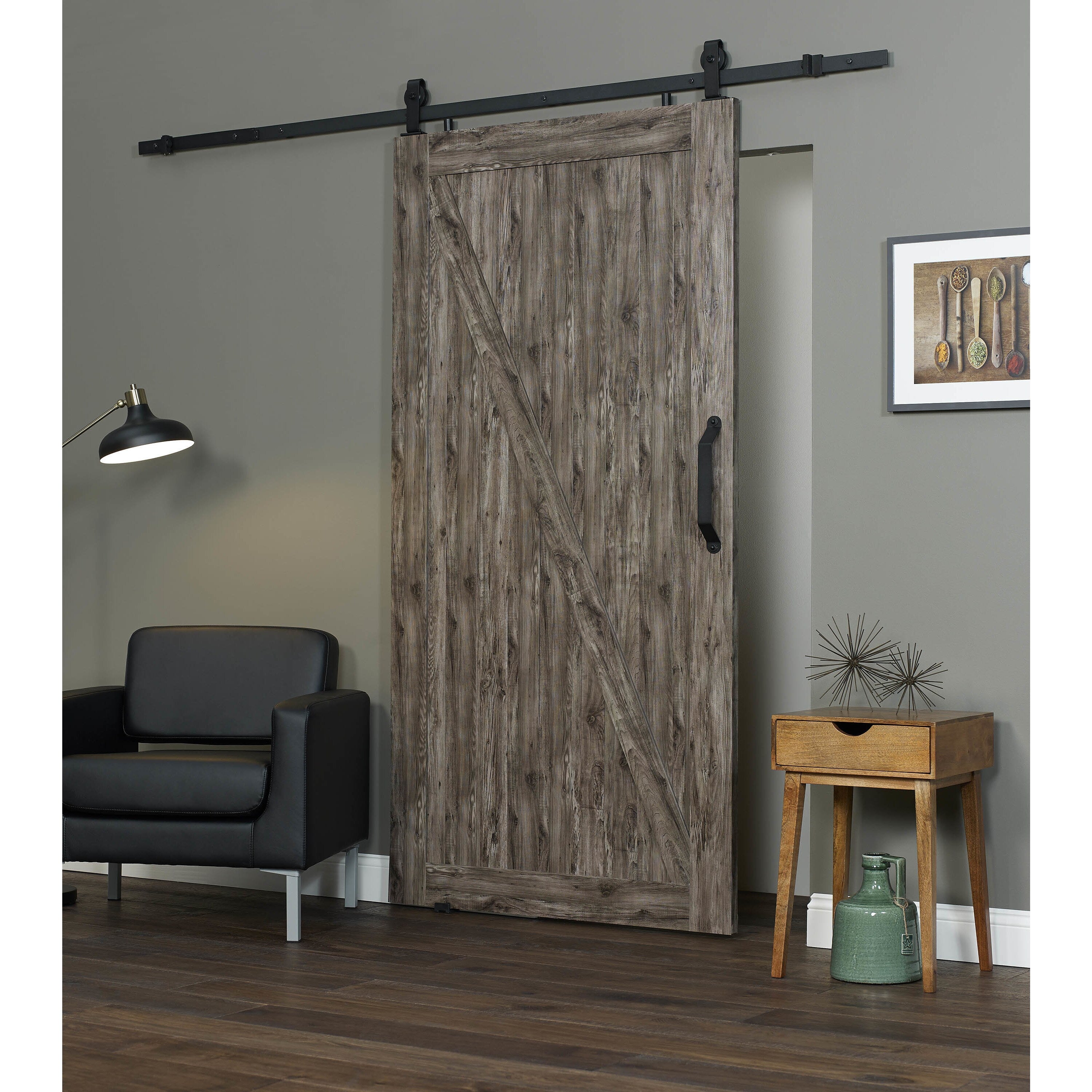 Millbrooke 42W X 84H Pvc Z Barn Door Kit