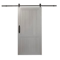 Millbrooke Pvc 42 Inch X 84 Inch H Style Barn Door Kit Satin Silver