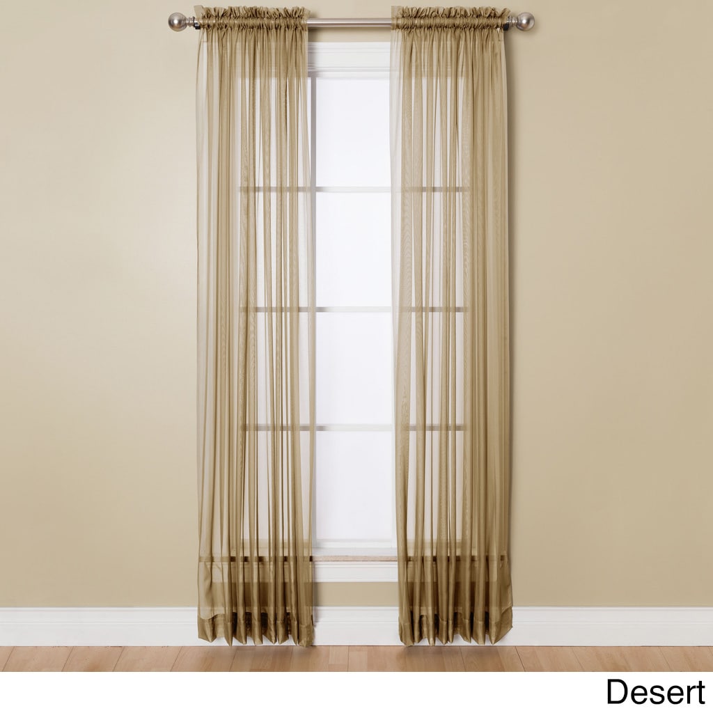 Miller Curtains Angelica 59 Inch X 63 Inch Rod Pocket Sheer Panel