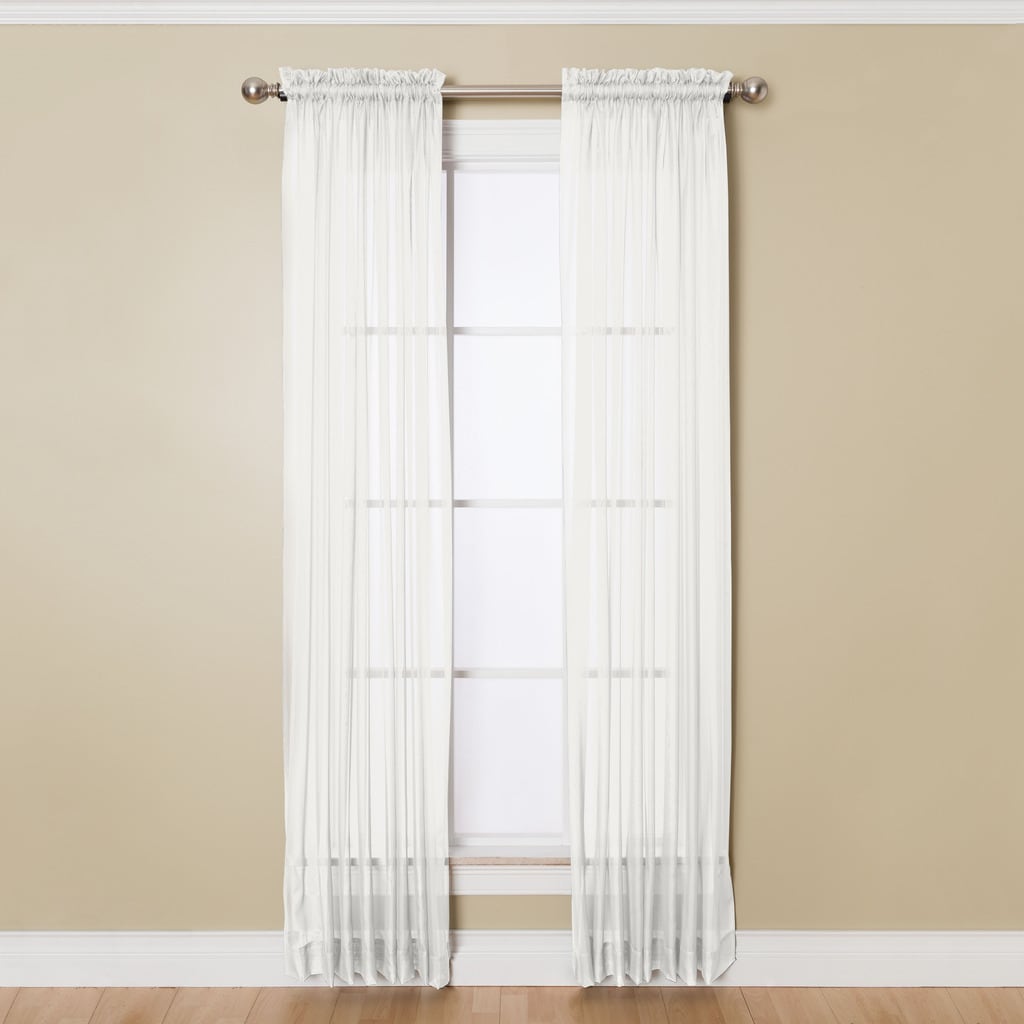 Miller Curtains Angelica 84 Inch Sheer Curtain Panel With Rod Pocket 56 X 84