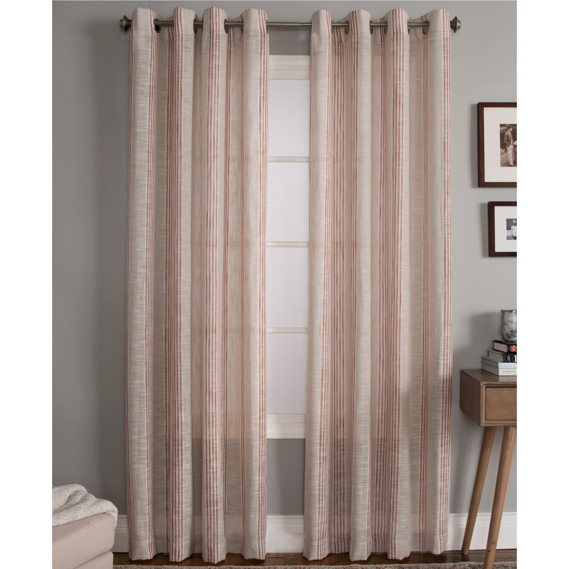 Porch Den Annamae Grommet Top Curtain Panel