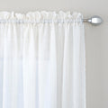 Miller Curtains Preston 84 Inch Rod Pocket Sheer Curtain Panel