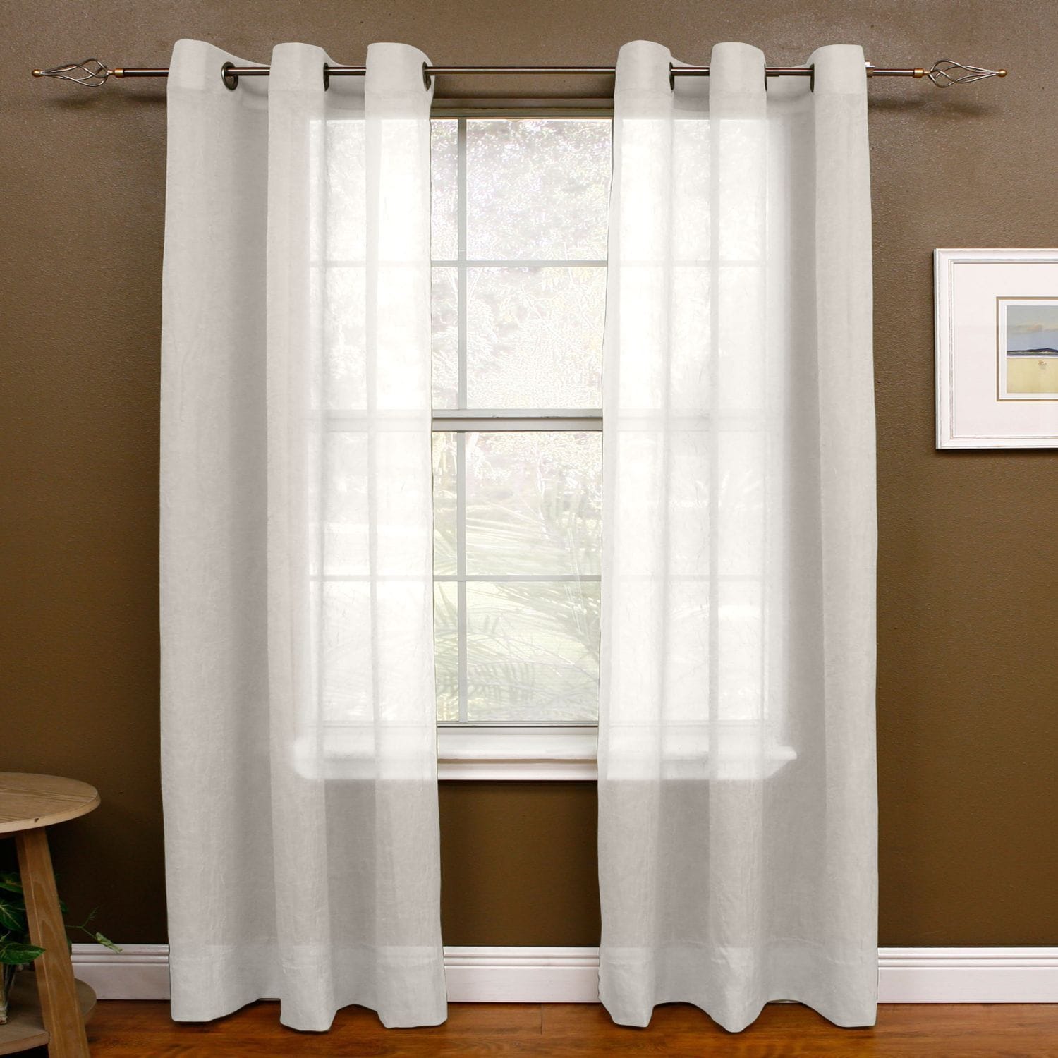 Miller Curtains Preston 84 Inch Grommet Top Sheer Panel 48 X 84
