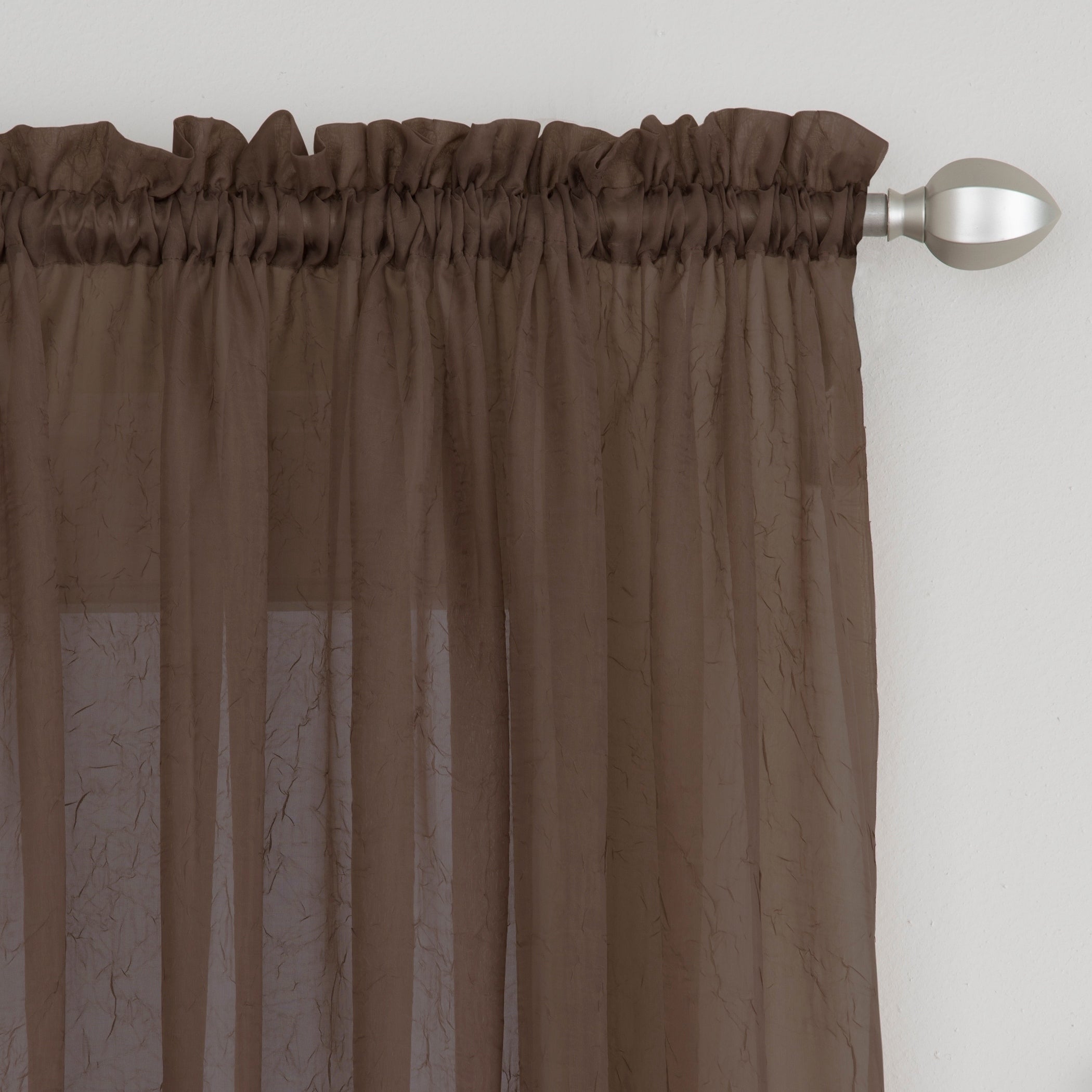 Miller Curtains Preston Sheer 108 Inch Rod Pocket Curtain Panel 52 X 108