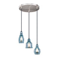 Vaxcel Mille 3 Light Satin Nickel Assorted Mini Pendants