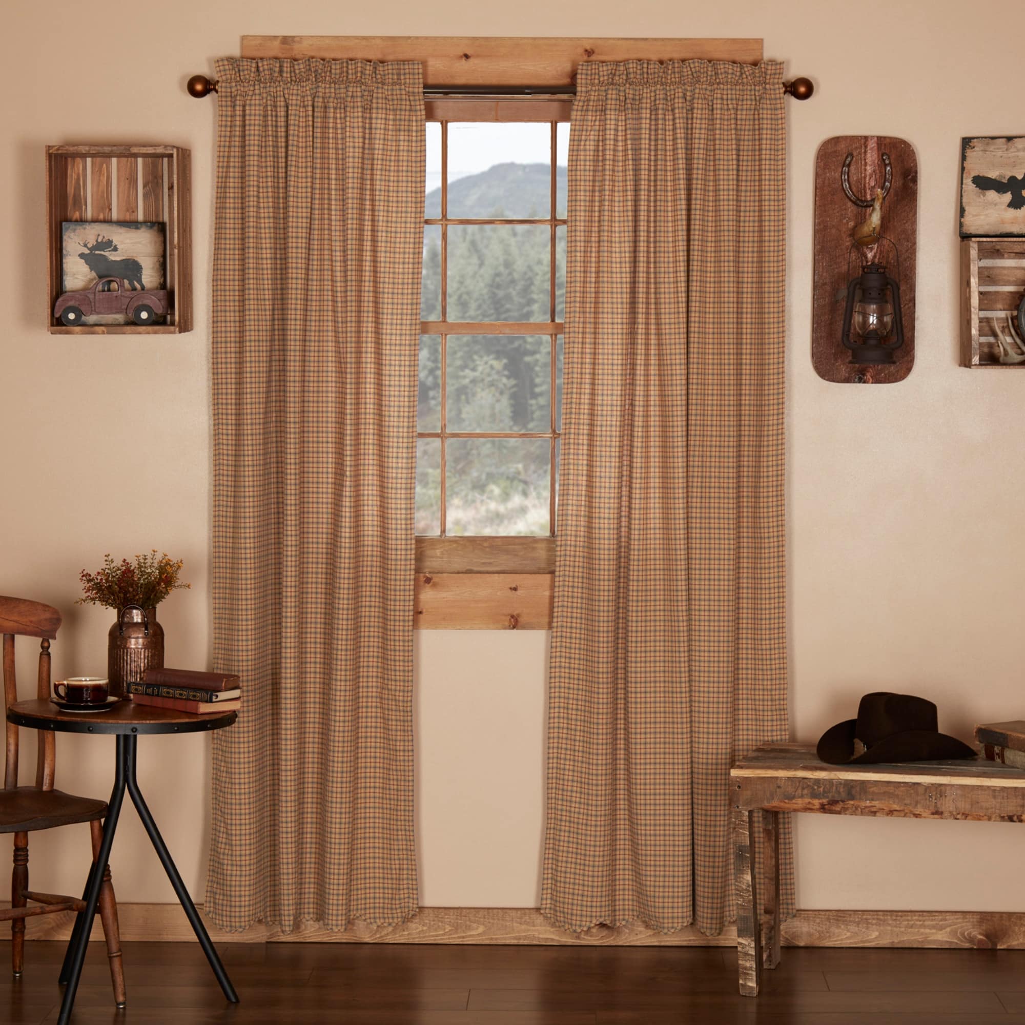 Millsboro Scalloped Panel Set 84 X 40