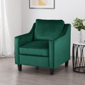 Milo Contemporary Velvet Club Chair By Christopher Knight Home 30.75 W X 33.50 L X 33.75 H