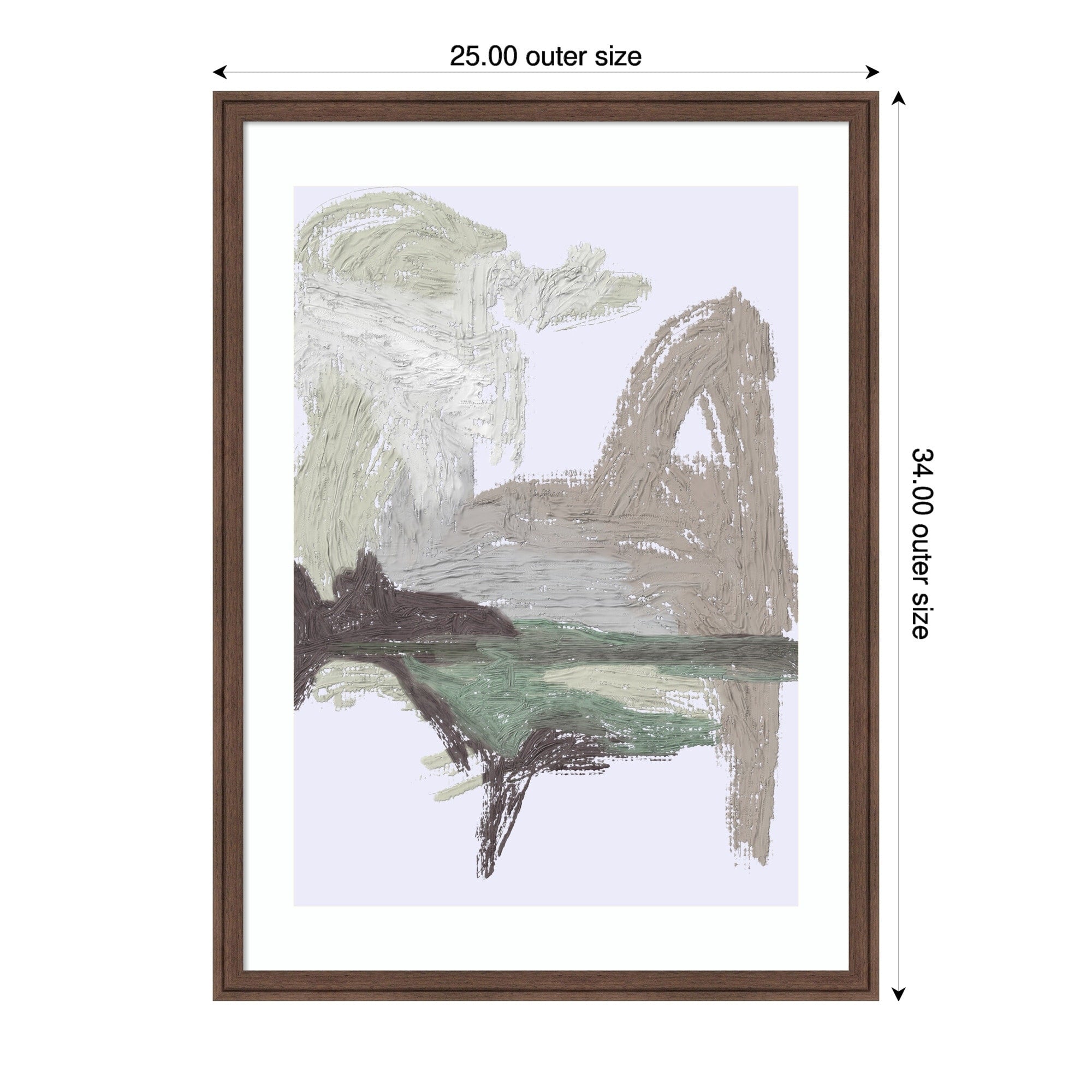 Mindset 17 By Lembayung Senja Studio Wood Framed Wall Art Print