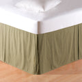 Copper Grove Taweel Mini Green Plaid Queen Bed Skirt