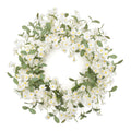 Mini Lavender And Daisy Floral Wreath 22 Inch