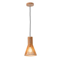 Mini Pendant Light With Wood Cage Frame