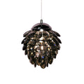 Smoke Iron Mini Pendant Light With Smoke Crystal