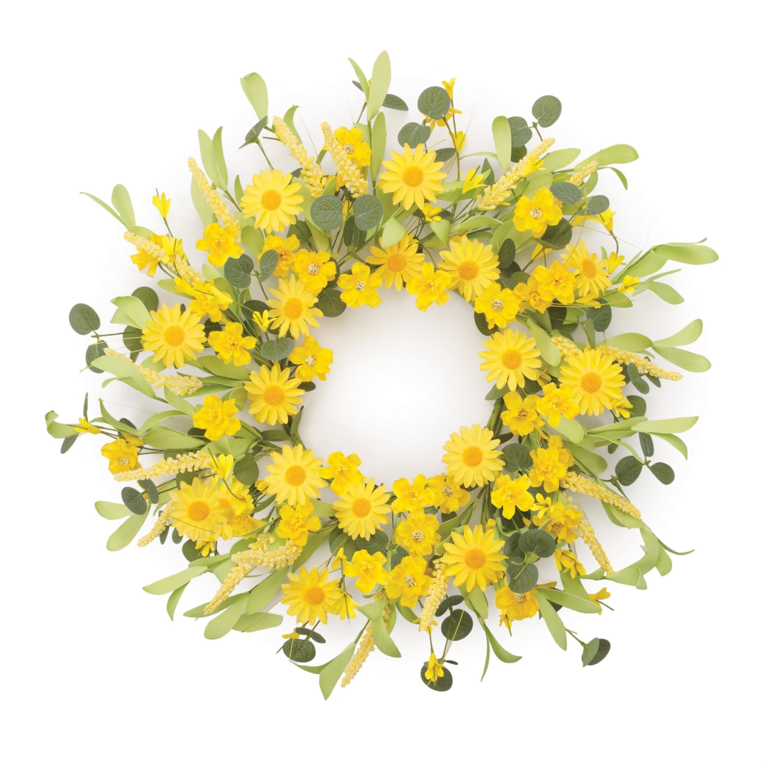 Mini Wildflower Floral Wreath 22 Inch