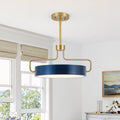 Minimalist Modern Dimmable Led Round Pendant 16.4 In