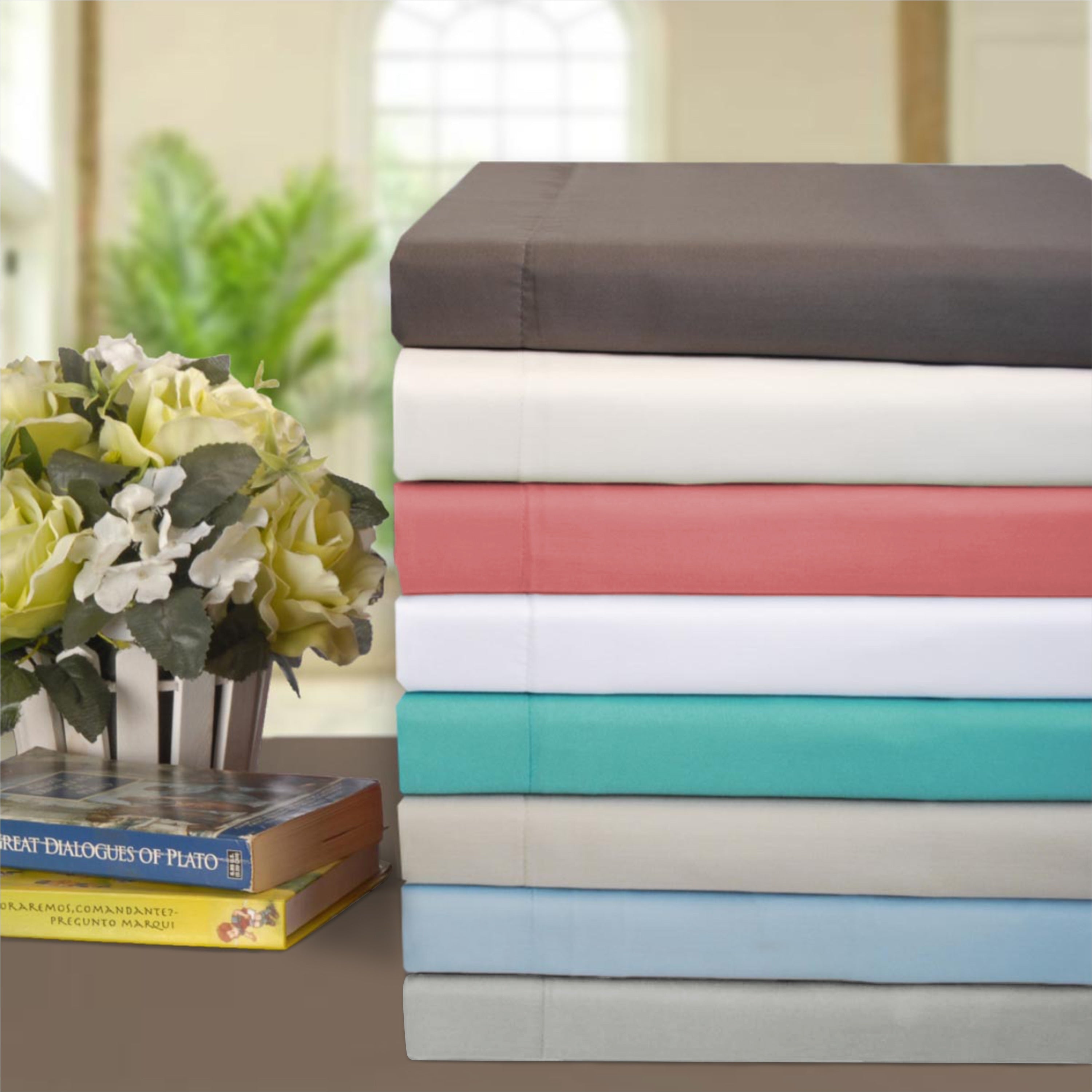 Superior 600 Thread Count Deep Pocket Cotton Blend Sheet Set