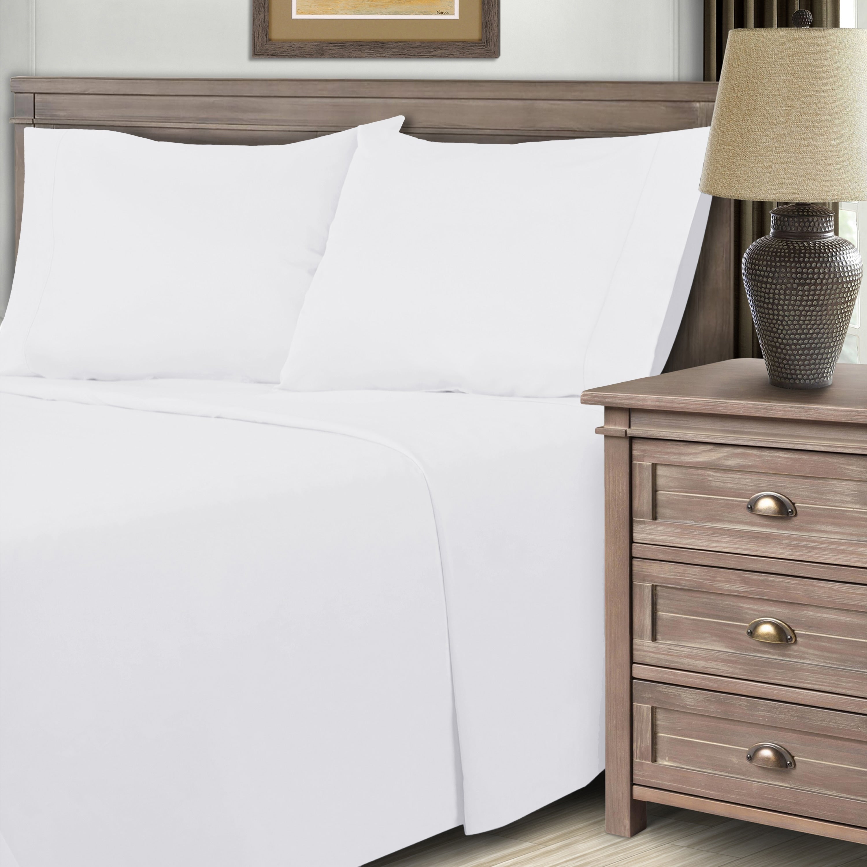 Superior 600 Thread Count Deep Pocket Split King Cotton Blend Sheet Set