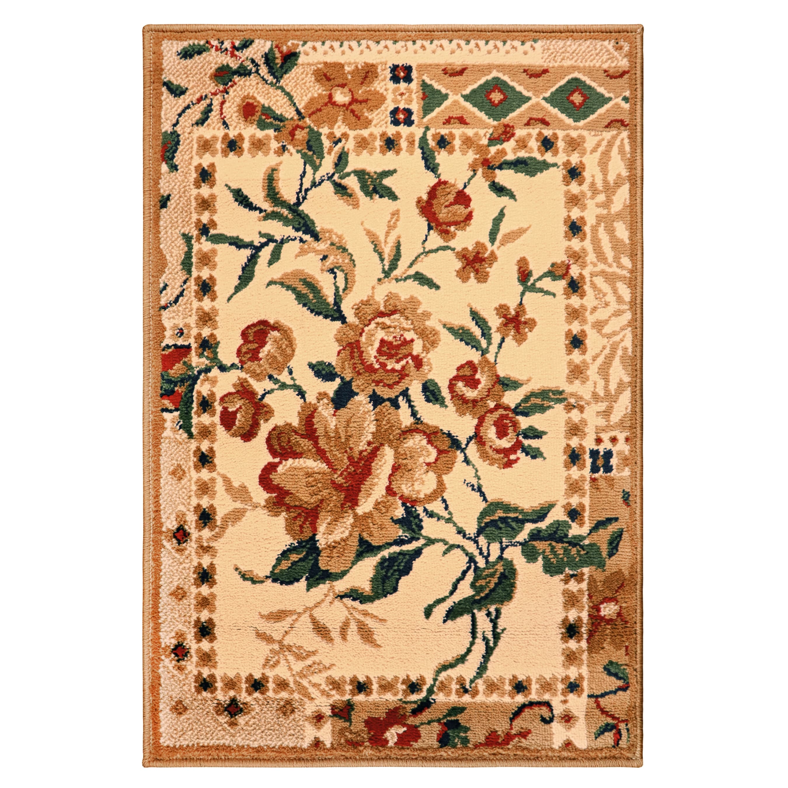 Superior Designer Flower Patch Area Rug 4 X 6