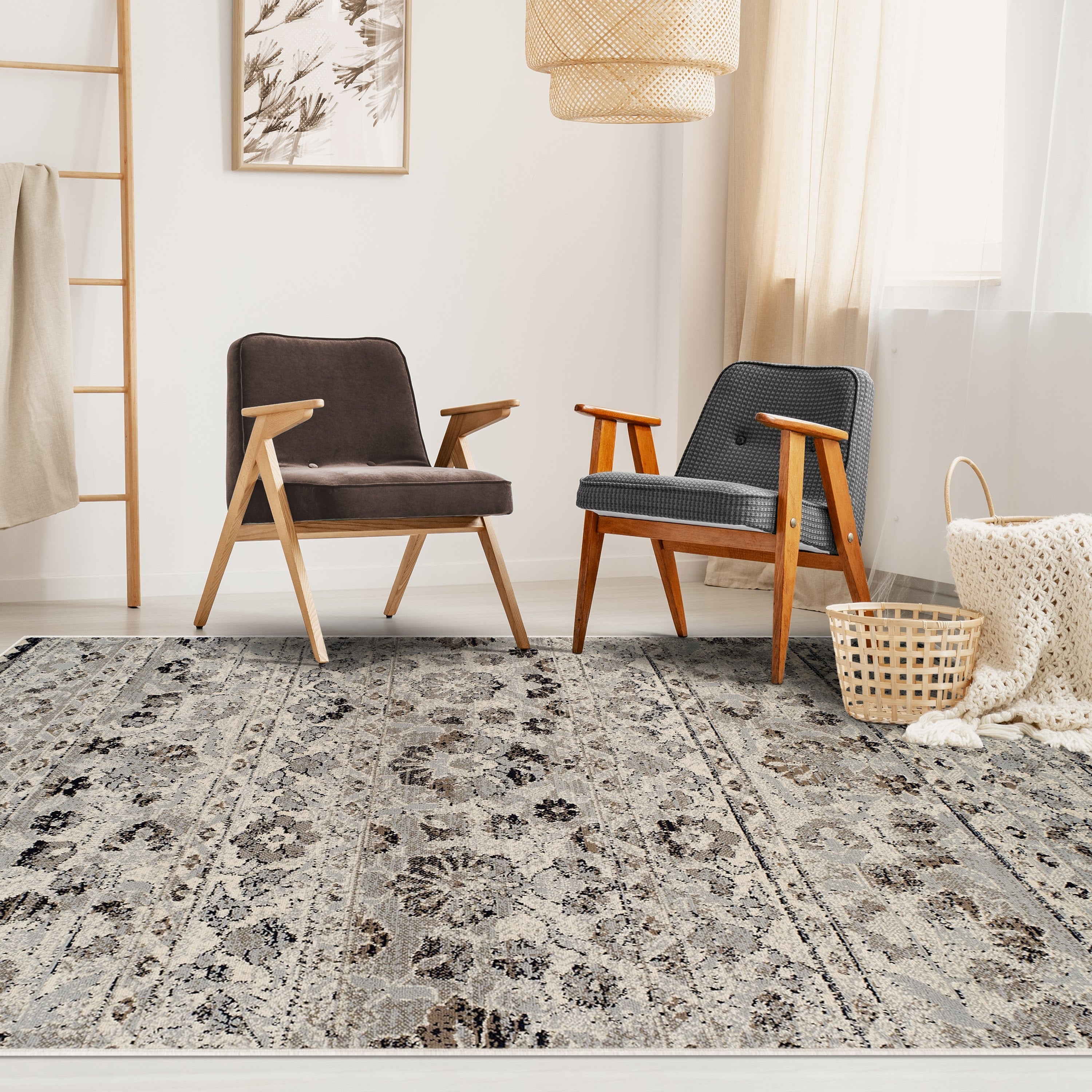 Superior Designer Fawn Area Runner Rug 27 X 8