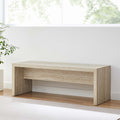 Mirella 53.5 Faux Travertine Bench