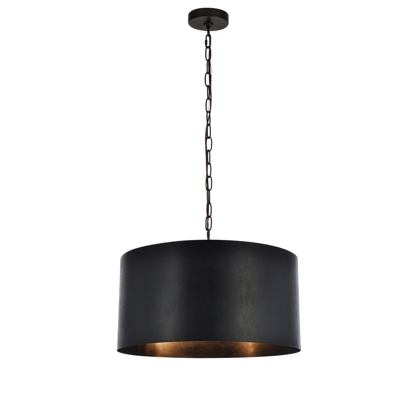 Miro Collection Pendant D20 H11.75 Lt 3 Vintage Black Finish