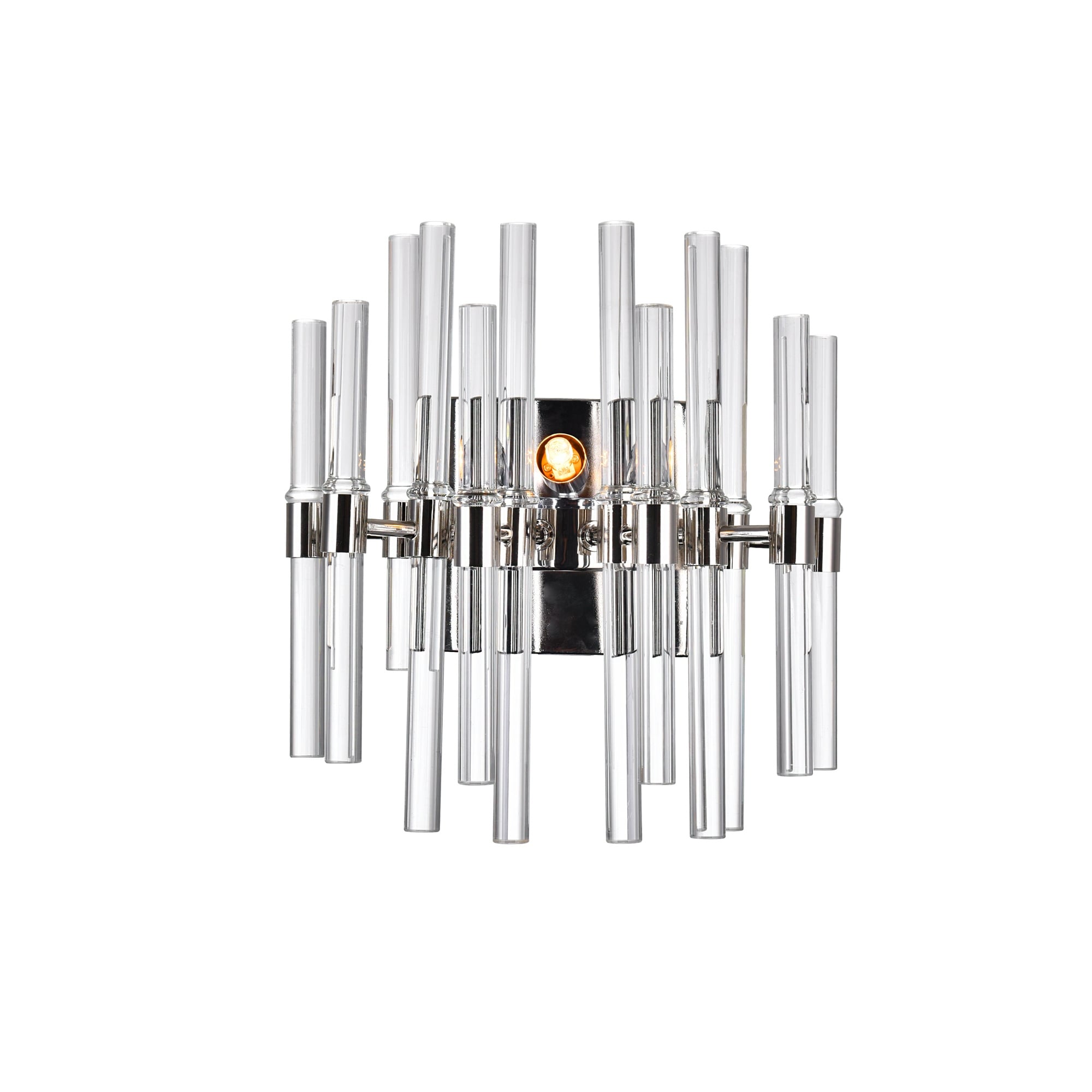 Miroir 2 Light Wall Light With Polished Nickel Finish Polished Nickel